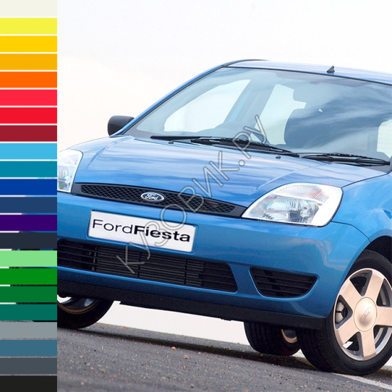 Бампер передний в цвет кузова Ford Fiesta MK5 (2002-2005) дорестайлинг Бампер передний в цвет кузова Ford Fiesta MK5 (2002-2005) дорестайлинг
