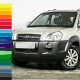 Бампер передний в цвет кузова Hyundai Tucson 1 (2004-2010) под расширители