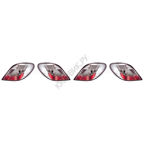 Фонари задние Пежо Peugeot 207 1 (2005-2009) комплект 2 штуки левый и правый SONAR высокое качество